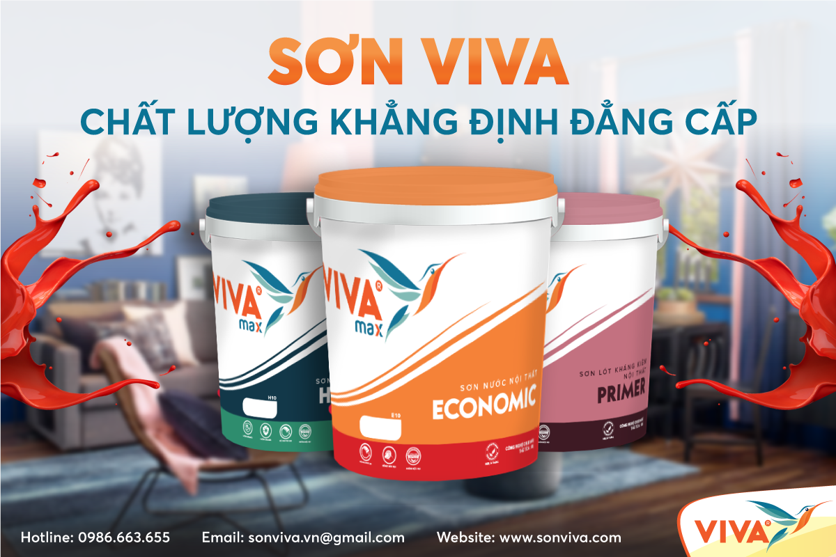 Sơn VIVA- Vững vàng Thương hiệu Việt trên thị trường cạnh tranh khốc liệt với các hãng sơn nước ngoài